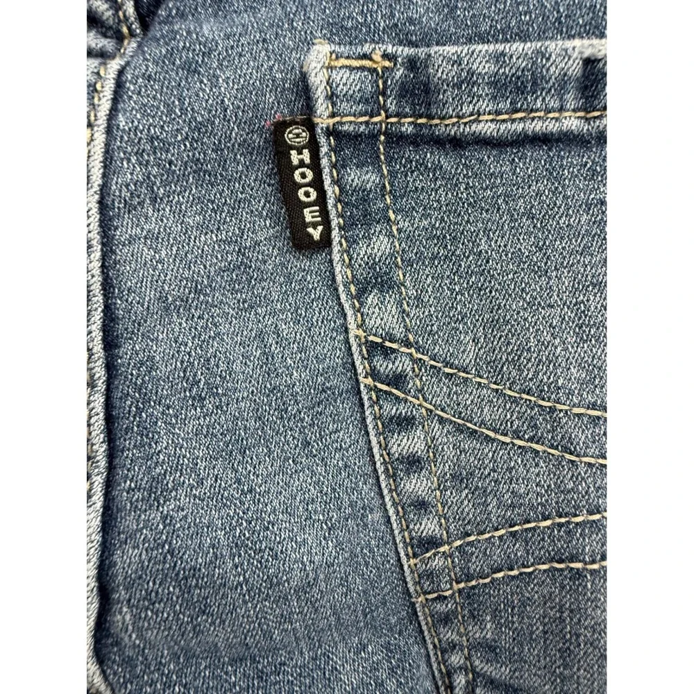Hooey x Rock & Roll Denim Revolver Straight Slim Straight Leg Mens Jeans 33x36